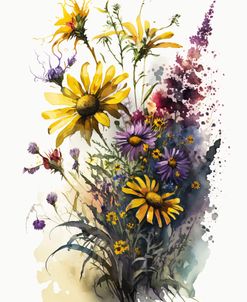 Watercolor Wildflowers 22