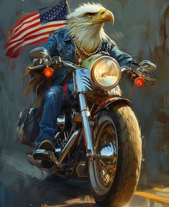 Bald Eagle Biker 6