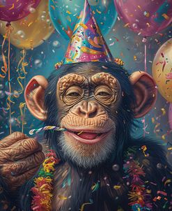 Birthday Celebration Chimpanzee