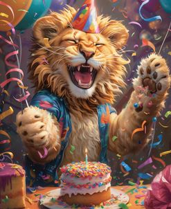 Birthday Celebration Lion