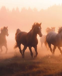Horses In The Mist 3
