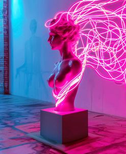 Neon Statue