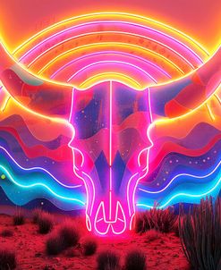 Neon Skull 1