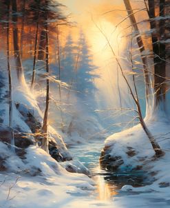 Winter Light Forest