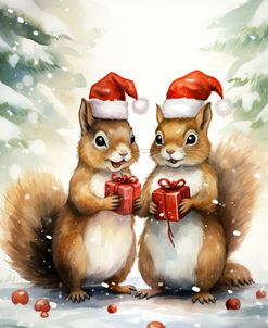 Squirrels Buddies for Christmas