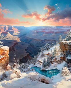 Grand Canyon Winter Sunrise