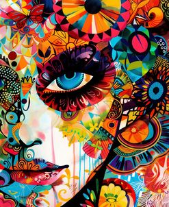 Vivid Identity Portrait Maximalism