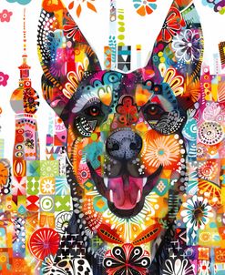 German Sheppard In Berlin Maximalism