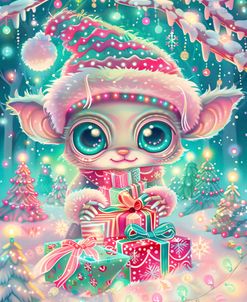 Friendly Pastel Christmas Alien 2