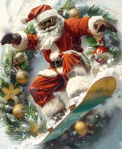 Snowboarding Santa 2