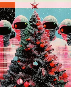 Retro Alien Christmas