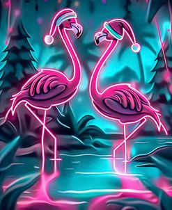 Christmas Flamingo 4