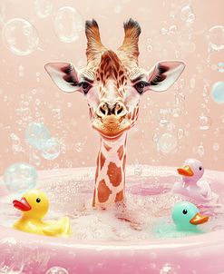 Bathing Giraffe