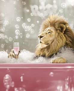 Bathing Lion 4