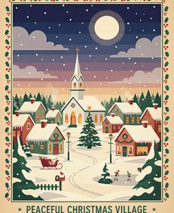 Peaceful Christmas Village 1