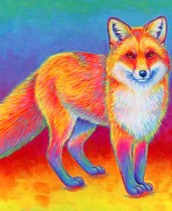 Rainbow Red Fox