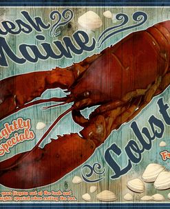 Fresh Maine Lobster Sign