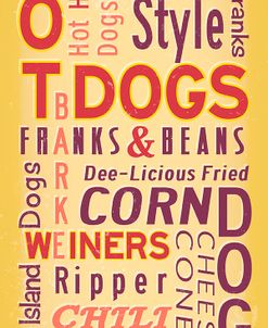 D100185 Hot Dogs Words