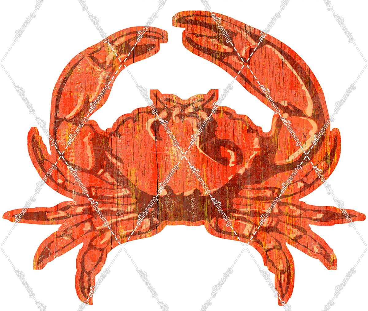 Crab Wood Cut Out