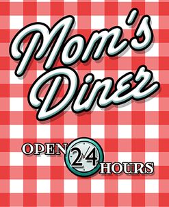 Mom’s Diner Red Checkered