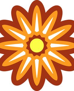 Mod Flowers Cut out Rust