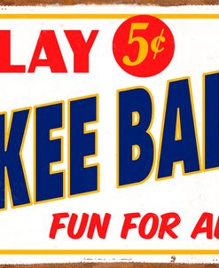 D100828 Skeeball Sign