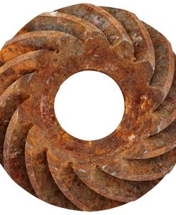 51770 Rusty Large Spiral Gear Wall Decal 24