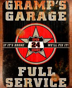 D100750 – Gramp’s Garage Rusted Vertical