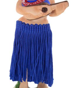 D100859 Hula Uke Blue String Skirt Kewpie Doll Lips