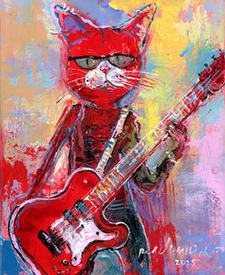 Red Guitar Cat