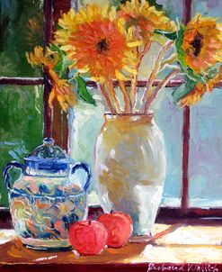 Sunflowers In A Vase