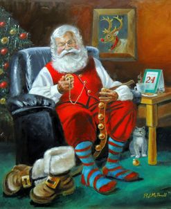 Santa In Chair