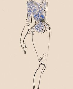 Fashion Sketch Retro 14 a