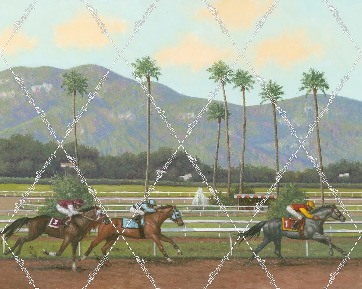 Thoroughbred Horses Racing