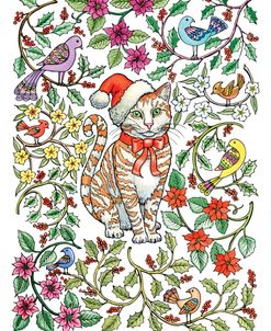 Holiday Cat And Friends