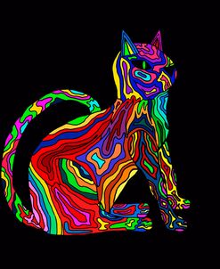 Psychedelic Cat