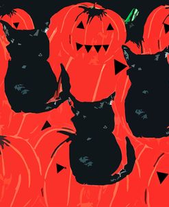 Pumpkin and Cats