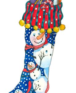 Snowman Stocking