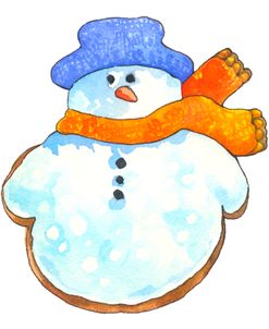 Snowman Cookie 2