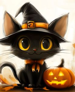 Halloween Cuteness Kitten