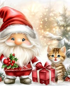 Gnome And Kitten