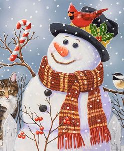 Snowman and Kitten