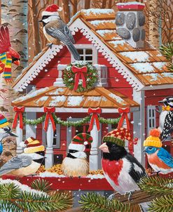 Christmas Birdhouse Gathering