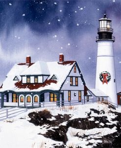 Lighthouse In Winter