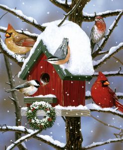 Red Birdhouse