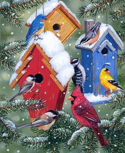 Winter Birdhouses