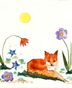Little Fox In The Garden