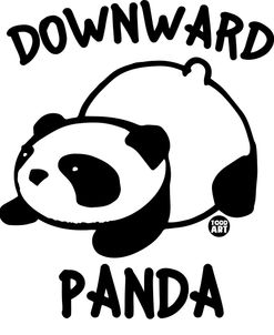 Downward Panda Yoga