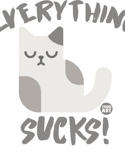 Everything Sucks Cat