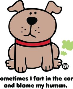 Fart In Car Dog Blame Human